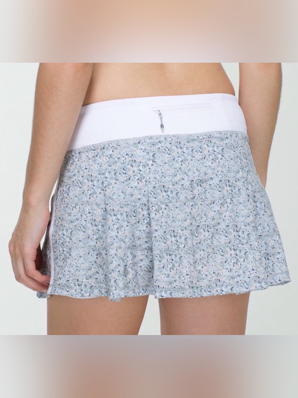 Lululemon Pace Rival Skirt Petite Fleur Silverspoon Size 6 Regular Floral Tennis